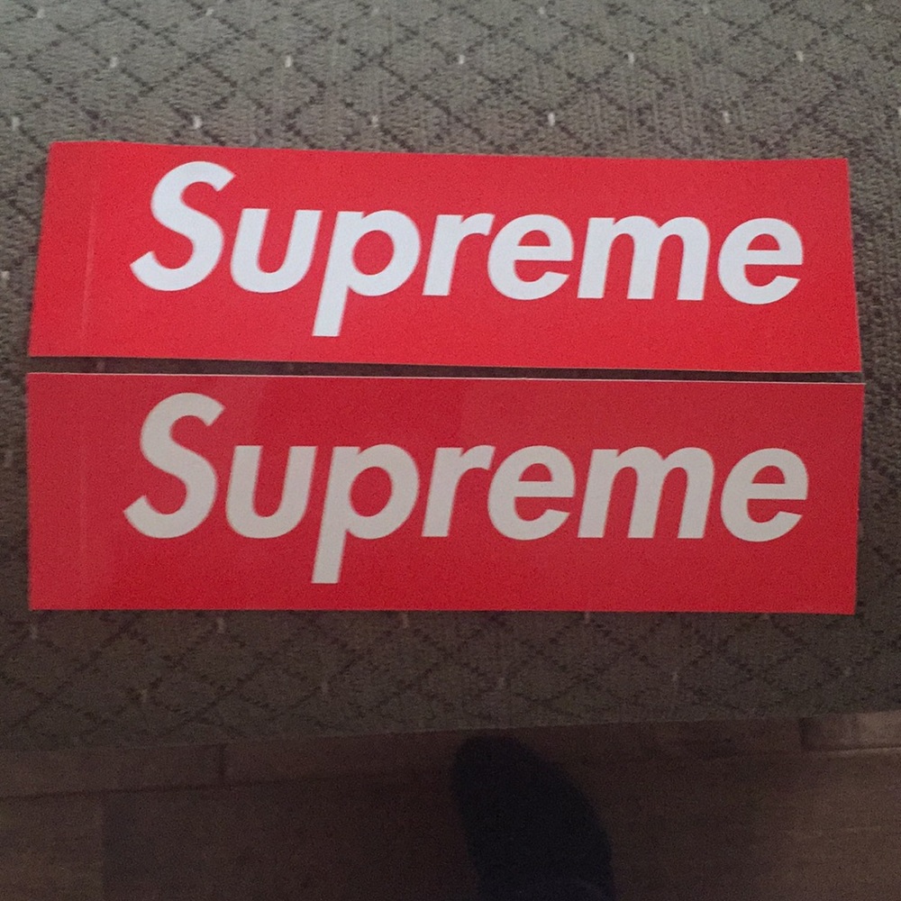 Supreme box logo sticker